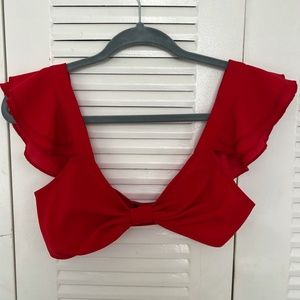 Red cute top
